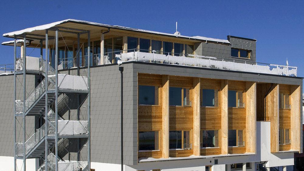 Venet Gipfelhuette Hotel Zams Bagian luar foto
