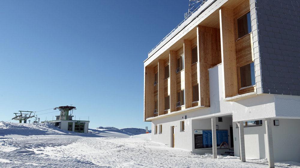 Venet Gipfelhuette Hotel Zams Bagian luar foto